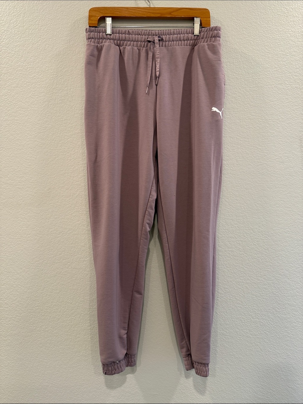 Puma Mauve Jogger Sweatpants with Drawstring